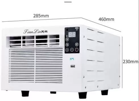 Mobilní okenní klimatizace Chladicí systém Zvlhčovač vzduchu Kompaktní ventilátor Okenní ventilátor Mini okenní klimatizace 1100W Cool Mount odvlhčovač