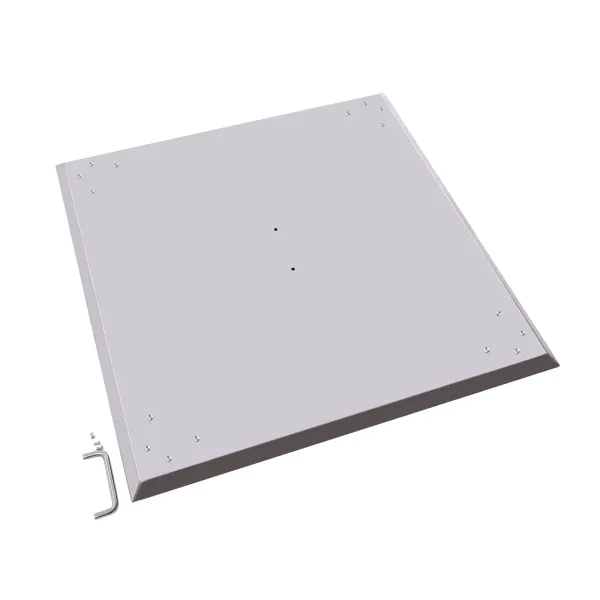 Kryt ohniště 30" x 30" x 13" z nerezové oceli 1,5 mm silné víko se skládacími nohami a rukojetí