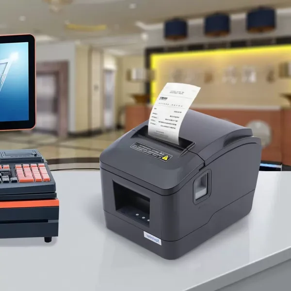 USB termální tiskárna účtenek 80mm POS termální tiskárna Pokladna Tiskárna cukrovinek Funkce řezání papíru ESC/POS Bluetooth tiskárna ovládacích štítků