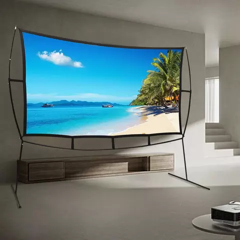 100'' 16:9 4K-HD projekční plátno pro domácí kino
