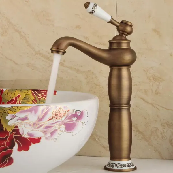 Retro umyvadlová baterie Koupelnová baterie Jednootvorová jednootvorová vanová baterie