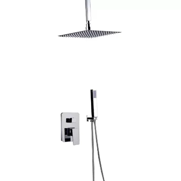 Ruční sprcha 30*30 cm Systém dešťové sprchy LED stropní rozprašovač v závislosti na teplotě vody