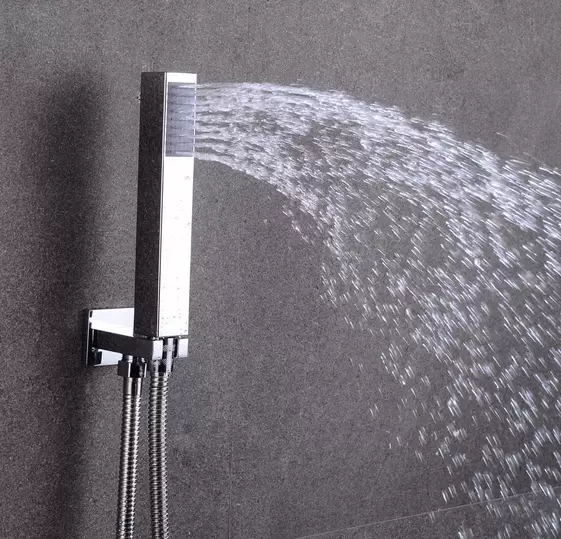 Ruční sprcha 30*30 cm Systém dešťové sprchy LED stropní rozprašovač v závislosti na teplotě vody