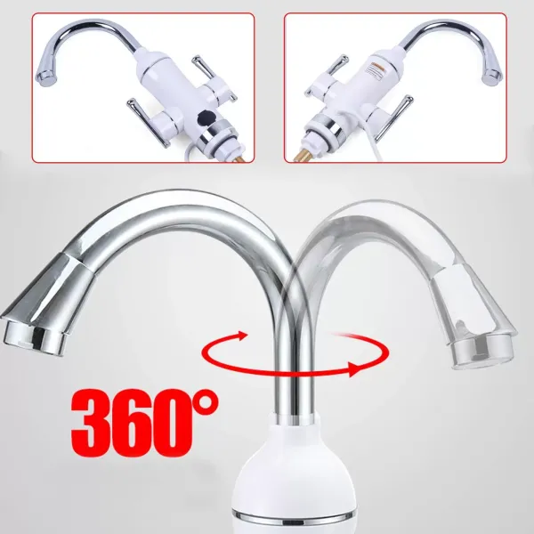 3000W elektrická baterie, s LED indikátorem teploty, otočná o 360°, do kuchyně a koupelny 3000W elektrická baterie, s LED indikátorem teploty, otočná o 360°, do kuchyně a koupelny