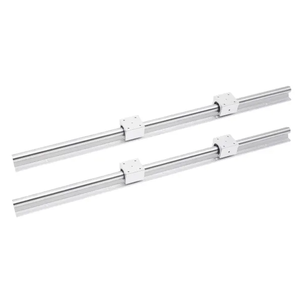2ks SBR25 Lineární vedení 1000mm G6 kluzná kolejnice vysoce přesná se 4ks SBR25UU ložiskových bloků pro svépomocné 3D tiskárny 2ks SBR25 Lineární vedení 1000mm G6 kluzná kolejnice vysoce přesná se 4ks SBR25UU ložiskových bloků pro svépomocné 3D tiskárny