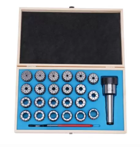 Sada 23 kleštin ER40 Ø 4-26 mm MK4 se sklíčidlem M16 s klíčem, pro frézku