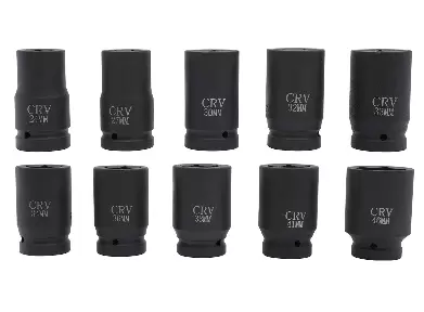 Sada 10 ks narážecích hlavic 24-46 mm