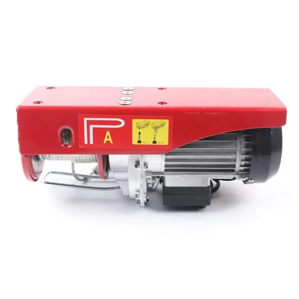 Elektrický kladkostroj 800/1000 kg s nouzovým vypínačem 220 V 1600 W Elektrický naviják IP40 - Třída ochrany 6 mm Elektrický kladkostroj 800/1000 kg s nouzovým vypínačem 220 V 1600 W Elektrický naviják IP40 - Třída ochrany 6 mm