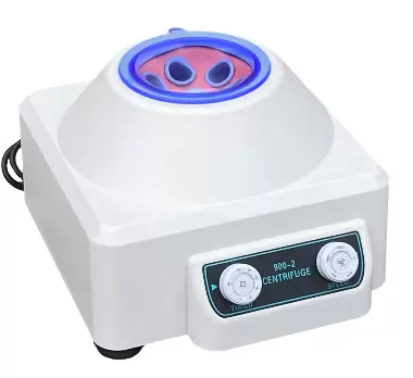Centrifuga, 4000 ot./min pro dosažení 2086 xg stolní odstředivka, 220 V, ovládání časovačem