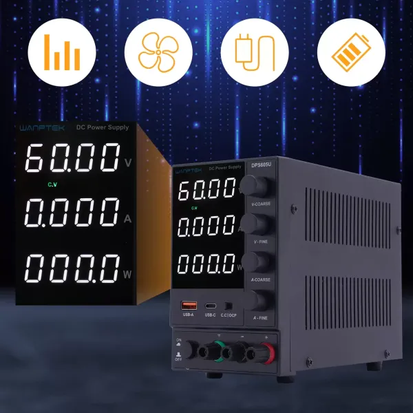 Napájecí zdroje 0-60V 5A Nastavitelný Laboratorní zdroj Napájení DC Napájecí zdroj Wanptek 60V 5A Laboratoř Variabilní Nastavitelné Spínání Regulovaný DC Bench Napájecí zdroje 0-60V 5A Nastavitelný Laboratorní zdroj Napájení DC Napájecí zdroj Wanptek 60V 5A Laboratoř Variabilní Nastavitelné Spínání Regulovaný DC Bench