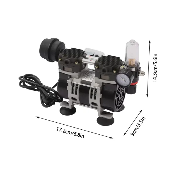 Bezolejová vakuová pumpa pro laboratorní Bezolejová vakuová pumpa 200W 1450ot./min 60L/min