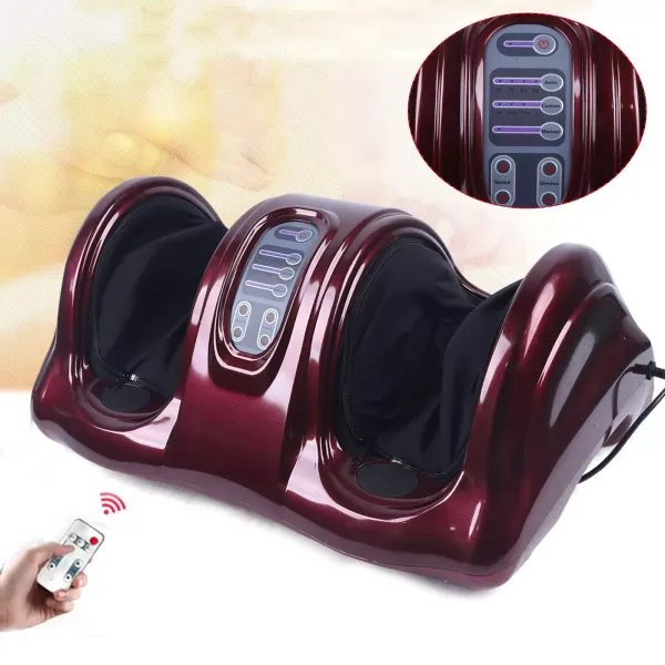 Shiatsu masážní přístroj na nohy s funkcí ohřevu, hnětení, válečků a komprese vzduchu