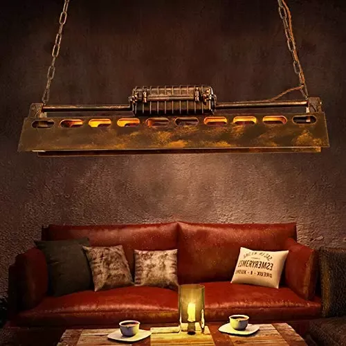 Vintage závěsné světlo Retro lampa Lustr ve stylu železa Závěsná lampa Stropní Lehká průmyslová svítidla do obývacího pokoje Jídelna Jídelna Bar