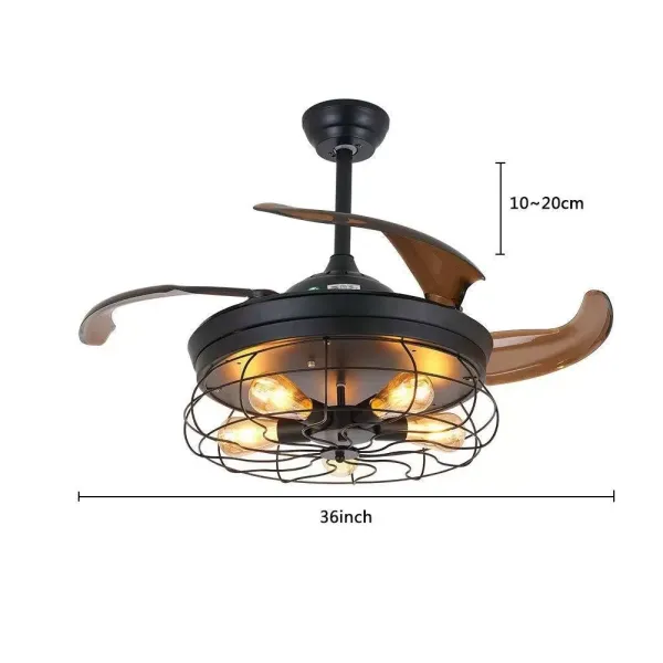 36palcový stropní ventilátor 40W průmyslový ventilátor s LED osvětlením Stropní světlo stmívatelné Moderní stropní svítidlo Světlo stropního ventilátoru Dálkové ovládání Klecový lustr 36palcový stropní ventilátor 40W průmyslový ventilátor s LED osvětlením Stropní světlo stmívatelné Moderní stropní svítidlo Světlo stropního ventilátoru Dálkové ovládání Klecový lustr
