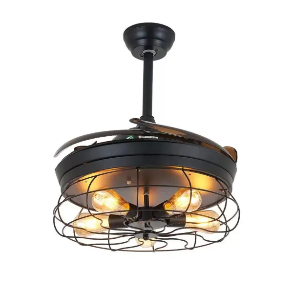 36palcový stropní ventilátor 40W průmyslový ventilátor s LED osvětlením Stropní světlo stmívatelné Moderní stropní svítidlo Světlo stropního ventilátoru Dálkové ovládání Klecový lustr 36palcový stropní ventilátor 40W průmyslový ventilátor s LED osvětlením Stropní světlo stmívatelné Moderní stropní svítidlo Světlo stropního ventilátoru Dálkové ovládání Klecový lustr