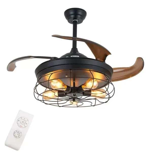 36palcový stropní ventilátor 40W průmyslový ventilátor s LED osvětlením Stropní světlo stmívatelné Moderní stropní svítidlo Světlo stropního ventilátoru Dálkové ovládání Klecový lustr 36palcový stropní ventilátor 40W průmyslový ventilátor s LED osvětlením Stropní světlo stmívatelné Moderní stropní svítidlo Světlo stropního ventilátoru Dálkové ovládání Klecový lustr