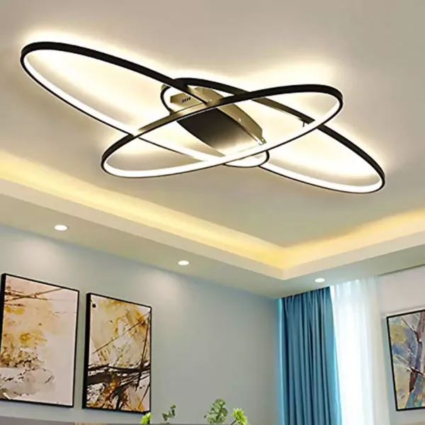 Moderní stmívatelné LED stropní svítidlo 70W pro jídelnu, obývací pokoj, kancelář, kuchyni, 3000-6500K