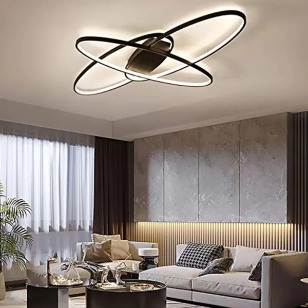 Moderní stmívatelné LED stropní svítidlo 70W pro jídelnu, obývací pokoj, kancelář, kuchyni, 3000-6500K