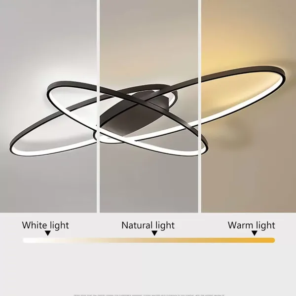 Moderní stmívatelné LED stropní svítidlo 70W pro jídelnu, obývací pokoj, kancelář, kuchyni, 3000-6500K