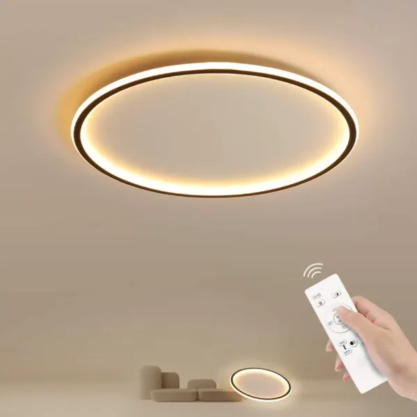 LED stropní svítidlo - 45 W - kulaté stropní svítidlo - stmívatelné dálkové ovládání