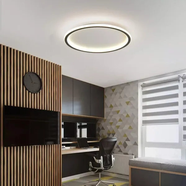 LED stropní svítidlo - 45 W - kulaté stropní svítidlo - stmívatelné dálkové ovládání LED stropní svítidlo - 45 W - kulaté stropní svítidlo - stmívatelné dálkové ovládání