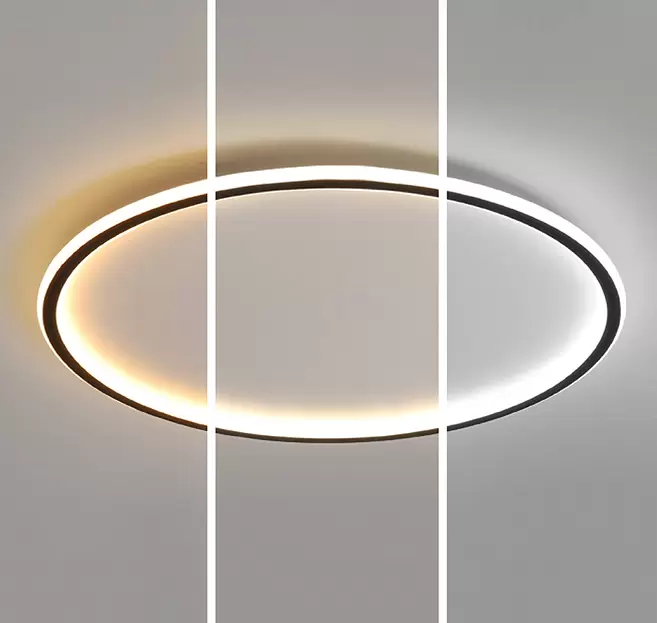 LED stropní svítidlo - 45 W - kulaté stropní svítidlo - stmívatelné dálkové ovládání
