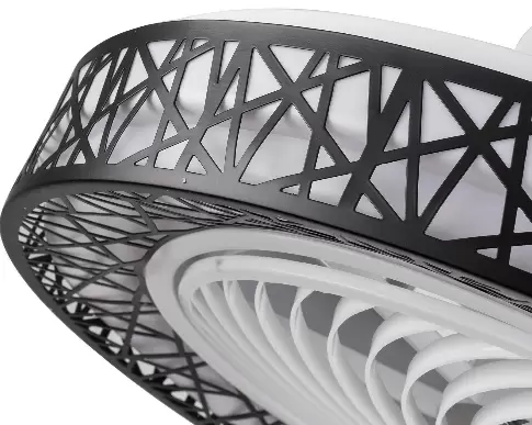CNCEST Dálkové ovládání moderního stropního ventilátoru 46W stmívatelný stropní ventilátor s osvětlením obývacího pokoje