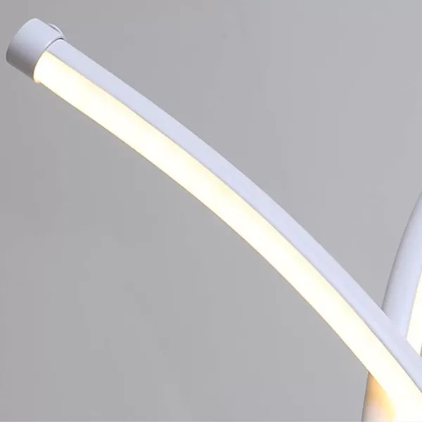 LED stojací lampa 220V 30W stmívatelná, 1,35 m, stylová designová stojací lampa do ložnice, lampička na čtení