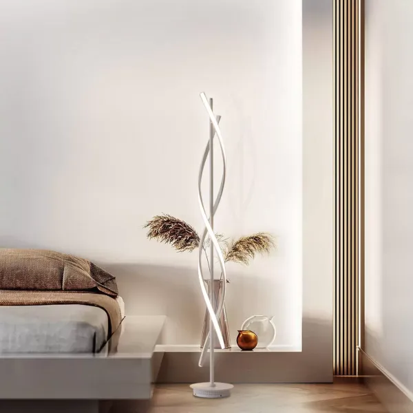 LED stojací lampa 220V 30W stmívatelná, 1,35 m, stylová designová stojací lampa do ložnice, lampička na čtení LED stojací lampa 220V 30W stmívatelná, 1,35 m, stylová designová stojací lampa do ložnice, lampička na čtení