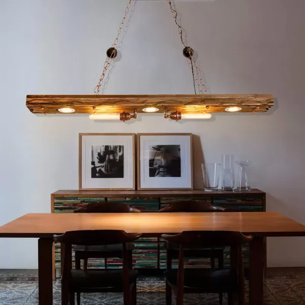 Vintage designové kyvadlové stropní svítidlo, dřevěný trám, závěsné svítidlo do obývacího pokoje, průmyslové svítidlo do obývacího pokoje, 38W 110V Vintage designové kyvadlové stropní svítidlo, dřevěný trám, závěsné svítidlo do obývacího pokoje, průmyslové svítidlo do obývacího pokoje, 38W 110V