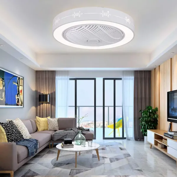 23palcový stropní ventilátor s LED světlem – stropní ventilátor se stmívatelným dálkovým ovládáním a rychlostí vzduchu 23palcový stropní ventilátor s LED světlem – stropní ventilátor se stmívatelným dálkovým ovládáním a rychlostí vzduchu