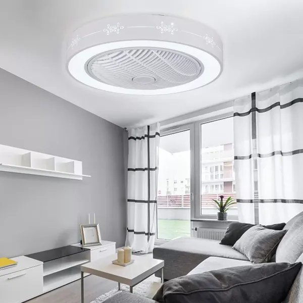 23palcový stropní ventilátor s LED světlem – stropní ventilátor se stmívatelným dálkovým ovládáním a rychlostí vzduchu 23palcový stropní ventilátor s LED světlem – stropní ventilátor se stmívatelným dálkovým ovládáním a rychlostí vzduchu