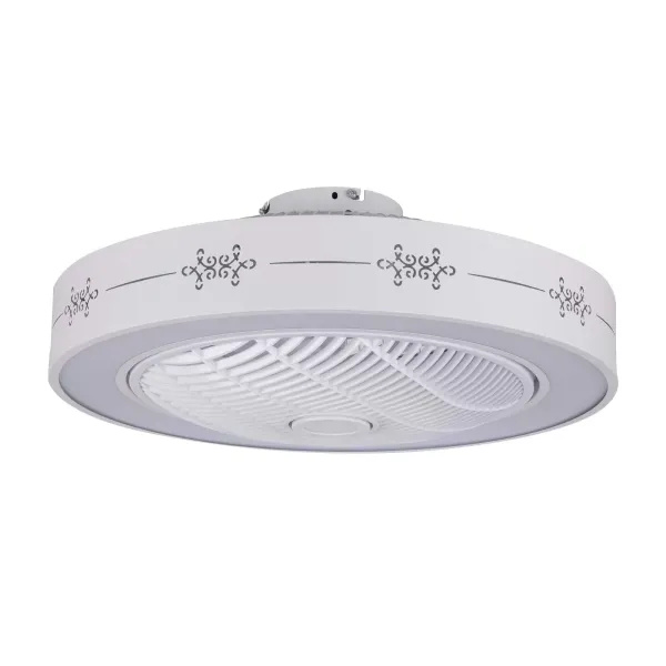 23palcový stropní ventilátor s LED světlem – stropní ventilátor se stmívatelným dálkovým ovládáním a rychlostí vzduchu