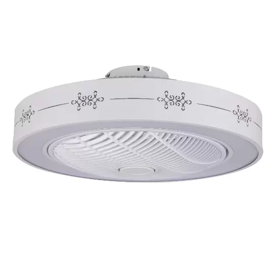 23palcový stropní ventilátor s LED světlem – stropní ventilátor se stmívatelným dálkovým ovládáním a rychlostí vzduchu