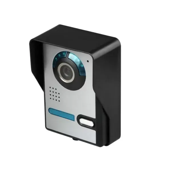 Video vrátný se 7" obrazovkou a 7" HD kamerou LCD vrátný Videovrátný Monitor s 2 interními zařízeními (monitor)