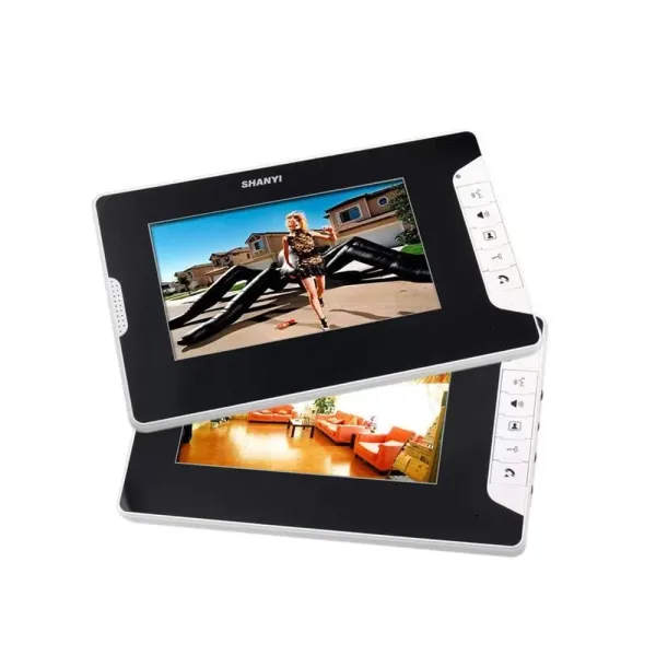 Video vrátný se 7" obrazovkou a 7" HD kamerou LCD vrátný Videovrátný Monitor s 2 interními zařízeními (monitor) Video vrátný se 7" obrazovkou a 7" HD kamerou LCD vrátný Videovrátný Monitor s 2 interními zařízeními (monitor)