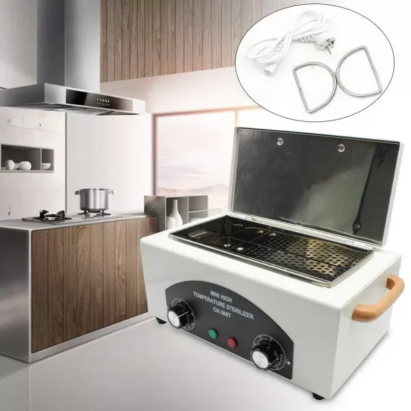 Horkovzdušný sterilizátor 300 W Dezinfekční sterilizátor Laboratoř/Salon/Nehtové studio 220 V