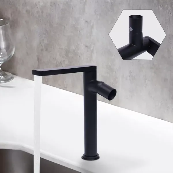 Baterie otočná o 360° do koupelny Kuchyně Černý filtr proti kapající vodě Design Mosaz Nerezová ocel Odolná proti korozi Odolná proti opotřebení Odolná proti kapání 304 Nerez Baterie otočná o 360° do koupelny Kuchyně Černý filtr proti kapající vodě Design Mosaz Nerezová ocel Odolná proti korozi Odolná proti opotřebení Odolná proti kapání 304 Nerez