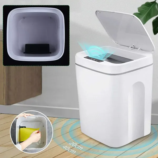 Smart senzor odpadkový koš 16L automatický Smart senzor odpadkový koš pro automatické otevírání odpadu