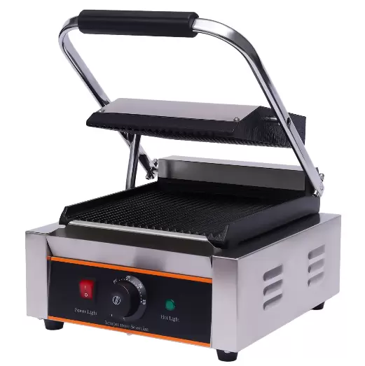 Elektrický sendvičovač 1800 W - Kontaktní grilovací deska - Stolní gril - Gril Panini - Sendvičovač 0-300 °C