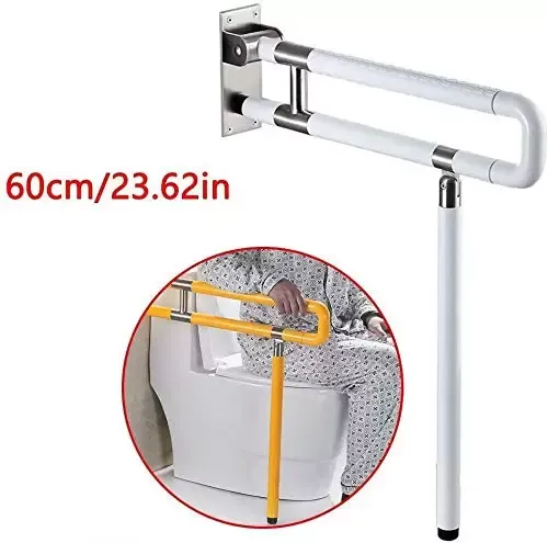 60CM skládací madla pro seniory Držadlo vany vyrobené z oceli Koupelnové bezpečnostní zábradlí Bezbariérový drapák Toaleta Držadlo pro invalidy Podpora pro postižené 60CM skládací madla pro seniory Držadlo vany vyrobené z oceli Koupelnové bezpečnostní zábradlí Bezbariérový drapák Toaleta Držadlo pro invalidy Podpora pro postižené