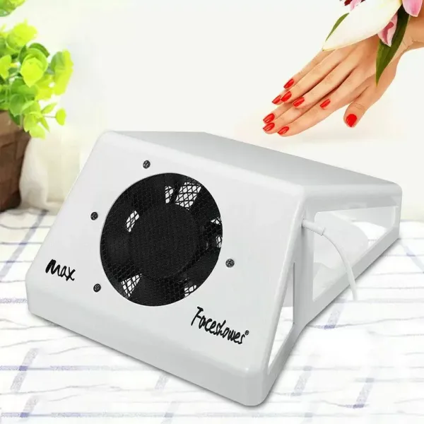 80W Vysavač na nehty - Bílý - Vysavač na nehty pro nehtový salon 80W Vysavač na nehty - Bílý - Vysavač na nehty pro nehtový salon