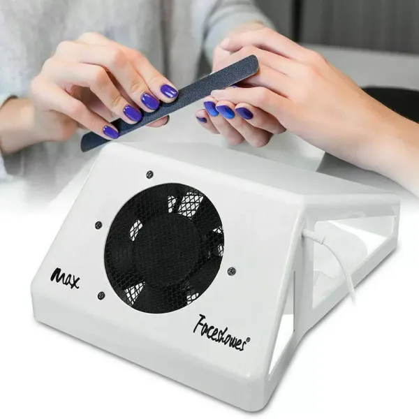 80W Vysavač na nehty - Bílý - Vysavač na nehty pro nehtový salon