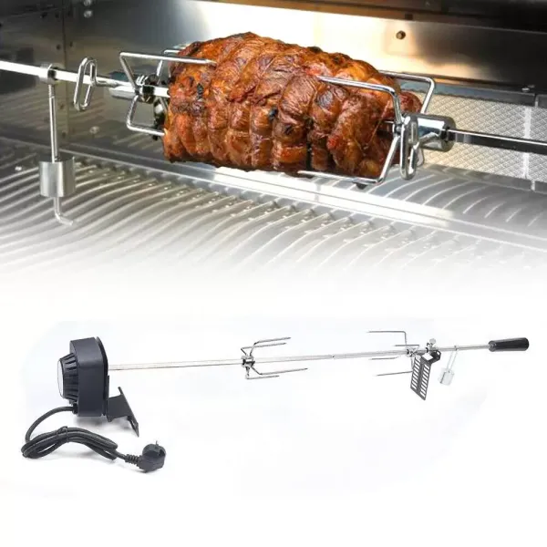 Grilovací rožeň 220 V s motorem z nerezové oceli Rotisserie Rotisserie plynový gril