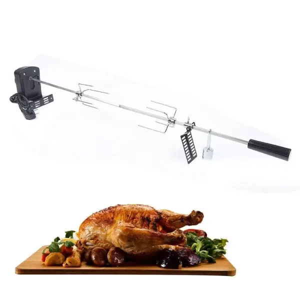 Grilovací rožeň 220 V s motorem z nerezové oceli Rotisserie Rotisserie plynový gril