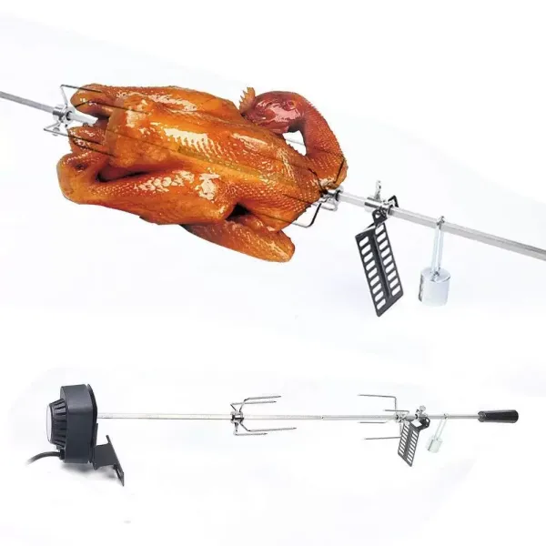 Grilovací rožeň 220 V s motorem z nerezové oceli Rotisserie Rotisserie plynový gril