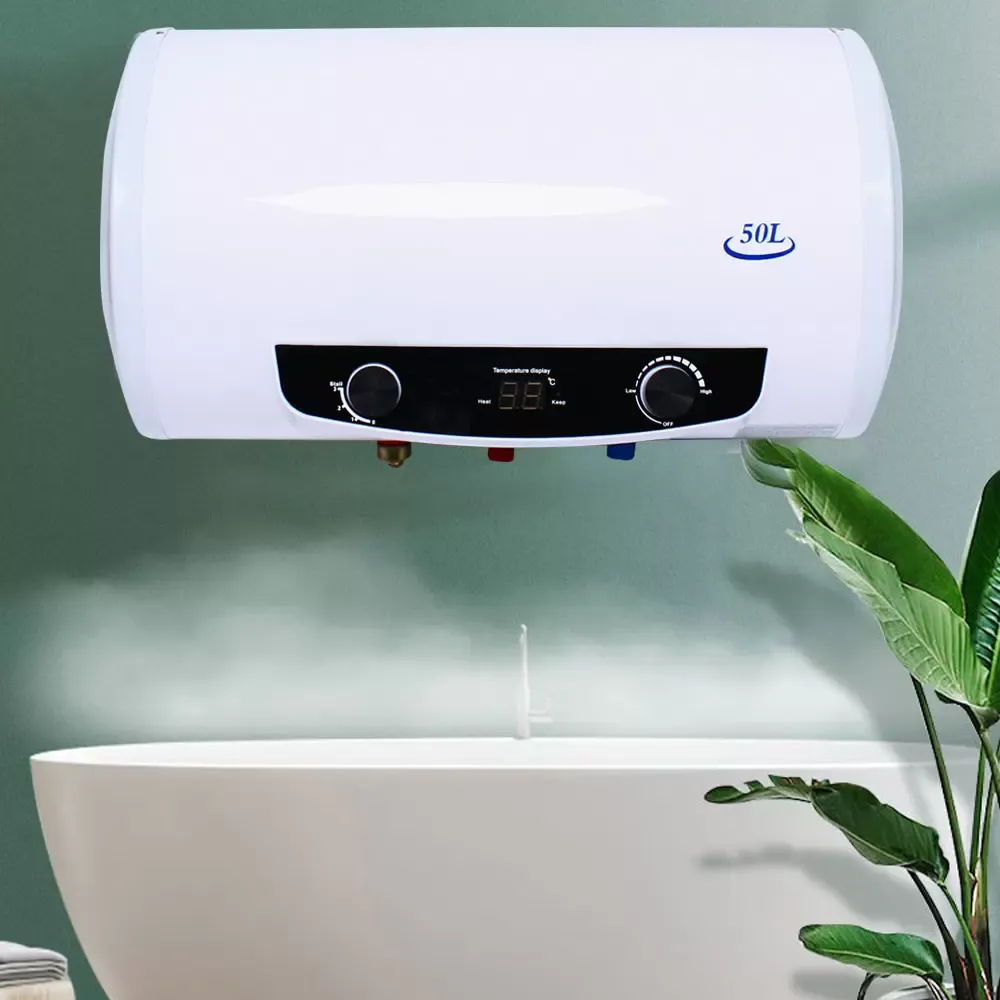 50L digitální displej elektrický ohřívač vody elektrický ohřívač vody elektrický zásobník teplé vody pro kuchyň koupelna prádelna salon garáž bílá 2000W