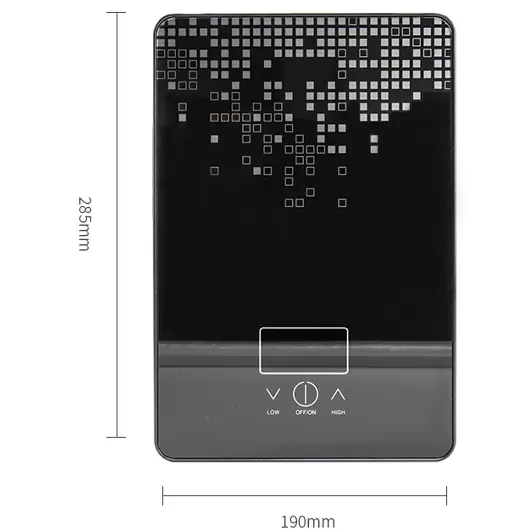 Digitální beztankový elektrický ohřívač vody pro koupelnové sprchy Horká voda 6,5KW 220V