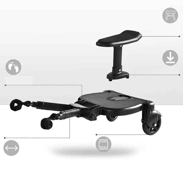 Univerzální kočárek se sedačkou pro děti od 2 do 6 let (25 kg)