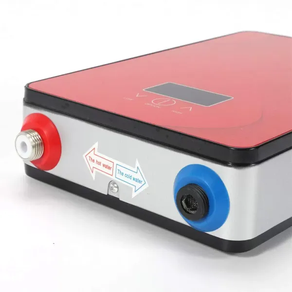 Mini Okamžitý ohřívač vody Koupelna Zásobování vodou Max 55 C 220 V 6,5 KW (červená) Okamžitý elektrický beztankový ohřívač teplé vody do koupelny Kuchyň Hotel